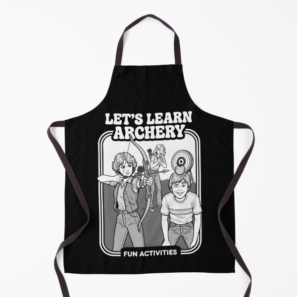 Item preview, Let's learn Archery Funny Archer Retro Activity Book Cover designed and sold by GrandeDuc.
