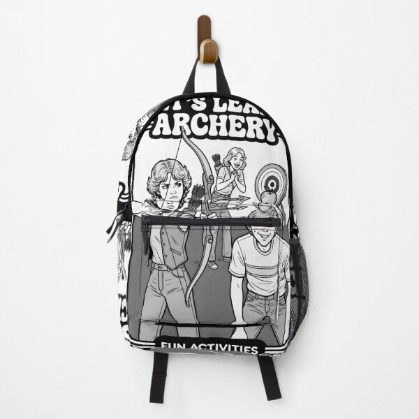Item preview, Let's learn Archery Funny Archer Retro Activity Book Cover designed and sold by GrandeDuc.