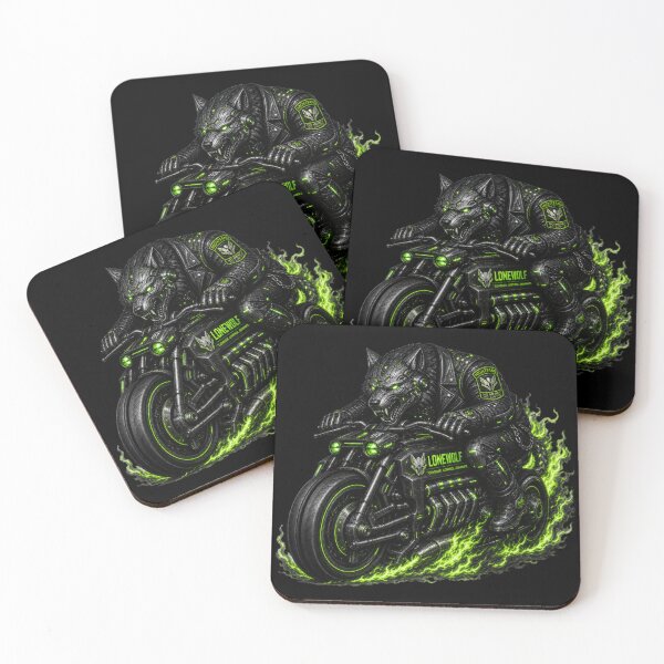 Item preview, Lonewolf – Neon Green designed and sold by FREENATION2026.