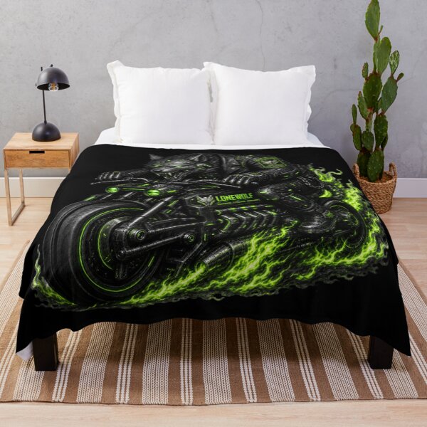 Item preview, Lonewolf – Neon Green designed and sold by FREENATION2026.