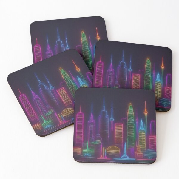 Item preview, Neon City skyline designed and sold by JALNERVION SHOP.