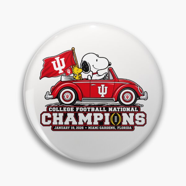 Item preview,  Snoopy College Football National Champions Indiana Hoosiers designed and sold by justsomeweird.
