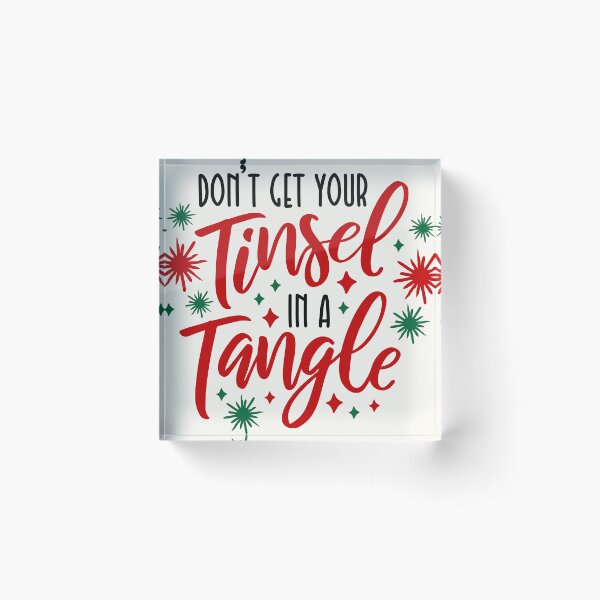 Item preview, Don't Get Your Tinsel In A Tangle designed and sold by nookmerch97.