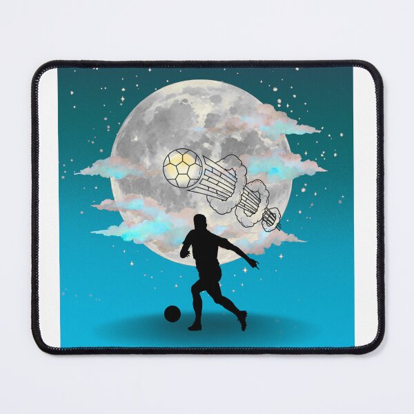 Item preview, Soccer Player Moon Football Futuristic Sports Design designed and sold by PetruArtDesigns.