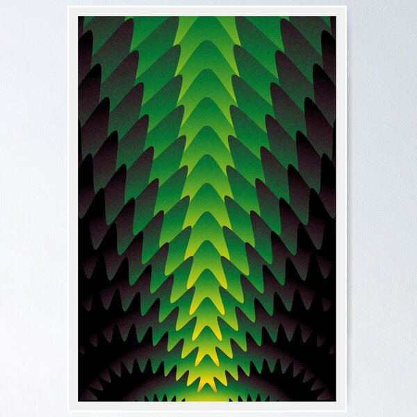 Item preview, Spines – Abstract Geometric Chevron & Bio-Mechanical Noise Pattern designed and sold by BrokenBill.