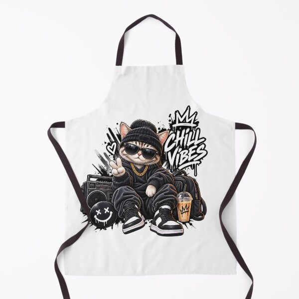 Item preview, Chill Vibes Cool Streetwear Cat designed and sold by TinyWeird.