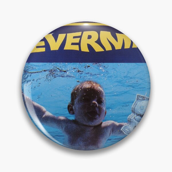 Item preview, Nirvana Nevermind Inspired Grunge Rock Music Retro 90s Design designed and sold by klisexbyu11.