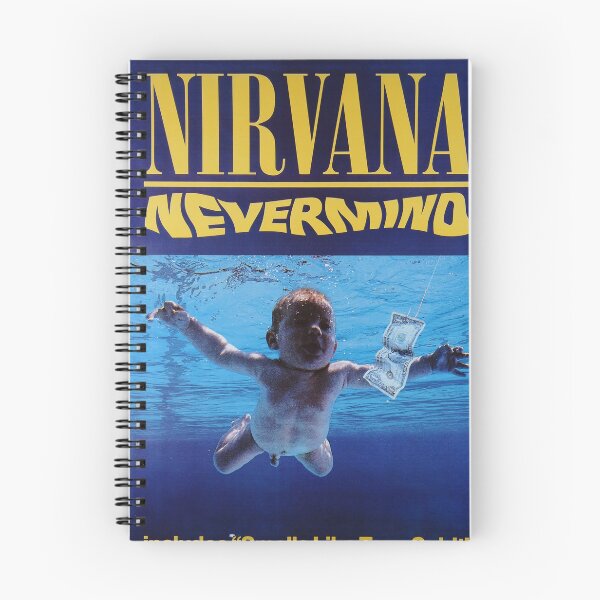 Item preview, Nirvana Nevermind Inspired Grunge Rock Music Retro 90s Design designed and sold by klisexbyu11.