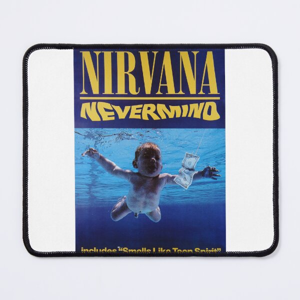 Item preview, Nirvana Nevermind Inspired Grunge Rock Music Retro 90s Design designed and sold by klisexbyu11.