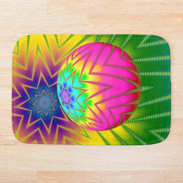 Item preview, Rainbow Disco Sphere Psychedelic Starburst Fractal Art designed and sold by pinkal.