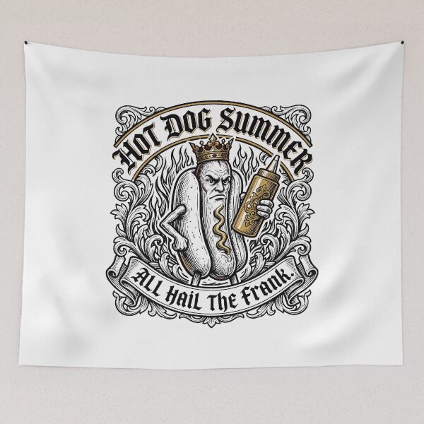 Item preview, Hot Dog Summer designed and sold by VYRON STUDIO.