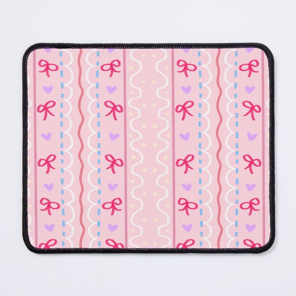 Item preview, Cute Pink Pattern with Bows and Hearts designed and sold by charlittlethingsPH.