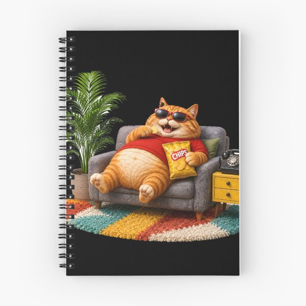 Item preview, Can I Be Lazier? Weekend Mood Cat designed and sold by ARabbitHole.