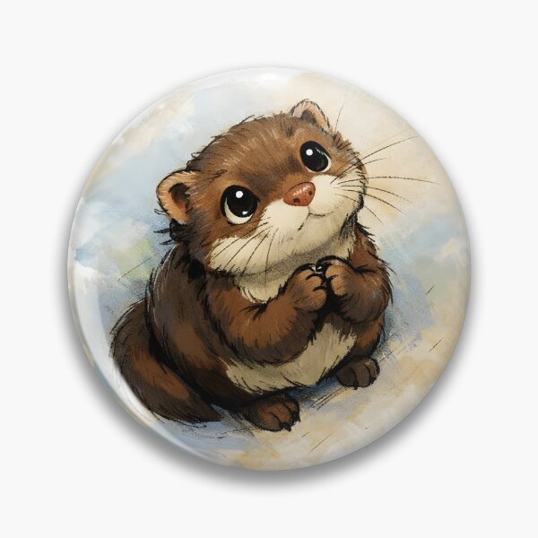 Item preview, Adorable Brown Ferret Character designed and sold by Agnisherl.