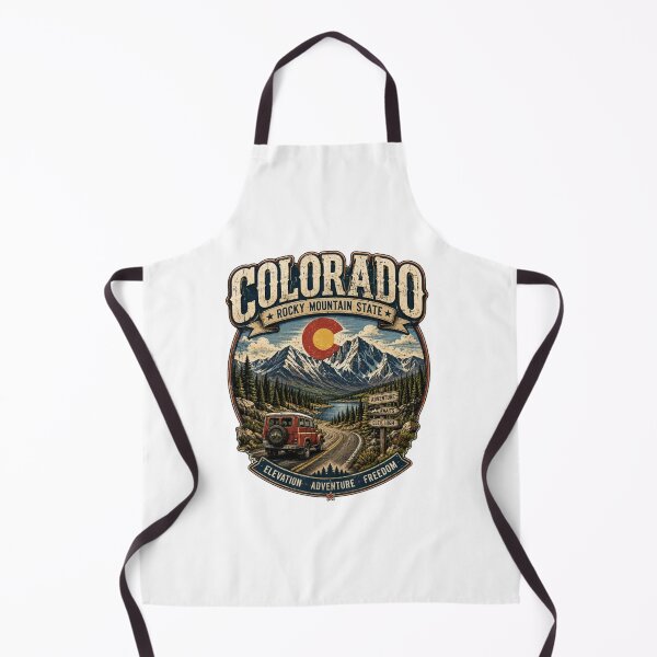 Item preview, Vintage Colorado Rocky Mountain Adventure Road Trip designed and sold by CreativeNest Prints.