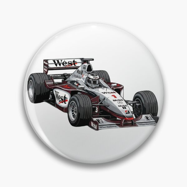 Item preview, 1998 McLaren MP4/13 Mika Hakkinen World Champion F1 Racing Car Illustration designed and sold by Motorline44.