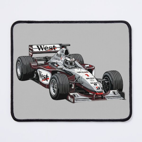 Item preview, 1998 McLaren MP4/13 Mika Hakkinen World Champion F1 Racing Car Illustration designed and sold by Motorline44.