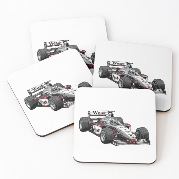 Item preview, 1998 McLaren MP4/13 Mika Hakkinen World Champion F1 Racing Car Illustration designed and sold by Motorline44.