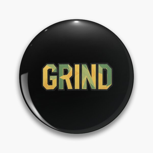 Item preview, Geometric GRIND streetwear design | Low Poly Typography designed and sold by GeoBeast.