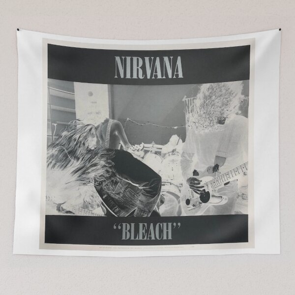 Item preview, Nirvana Bleach Grunge Rock 90s Alternative Music Vintage Poster designed and sold by klisexbyu11.