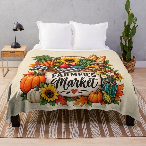 Item preview, Farmers Market Fall Farmers Market Gift Cozy Autumn Style designed and sold by Corvoria.