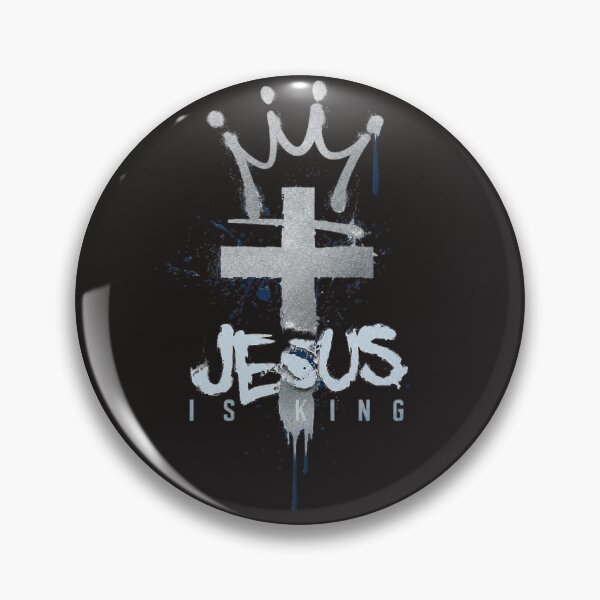 Item preview, Jesus Is King Graffiti Crown Cross Urban Christian Graphic designed and sold by Derekquie.