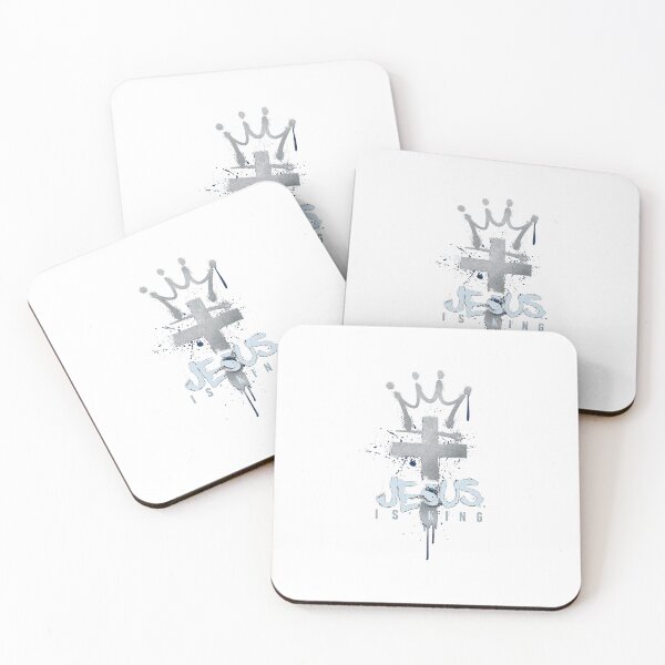 Item preview, Jesus Is King Graffiti Crown Cross Urban Christian Graphic designed and sold by Derekquie.