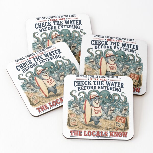 Item preview, Official Tourist Survival Guide - The Locals Know designed and sold by Pepper's Ink & Stitch.