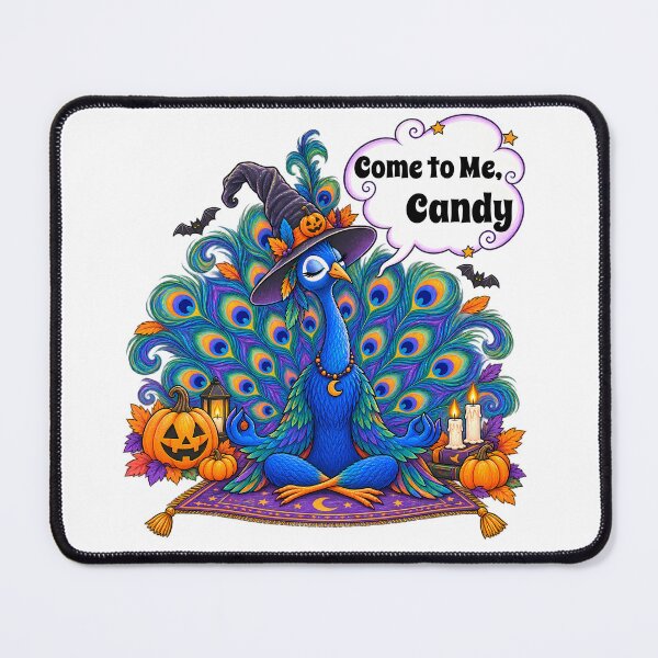 Item preview, Come to Me, Candy – Meditating Witch Peacock Halloween Design designed and sold by Buli89.