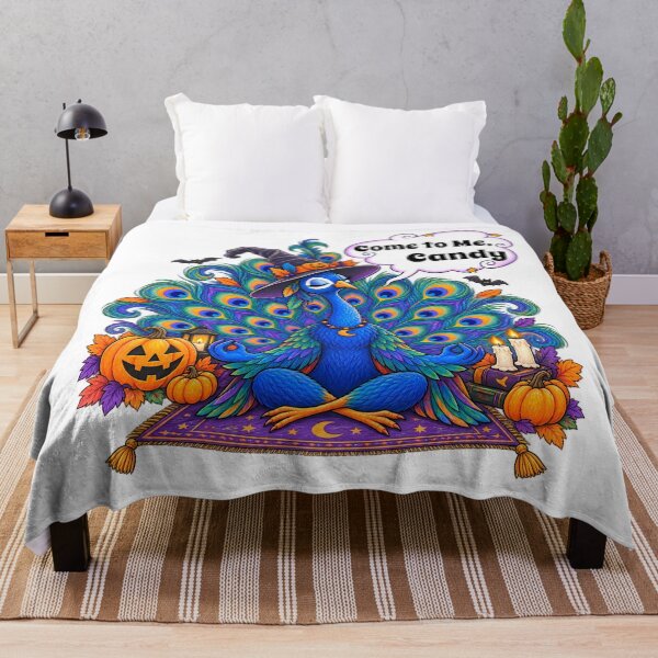 Item preview, Come to Me, Candy – Meditating Witch Peacock Halloween Design designed and sold by Buli89.