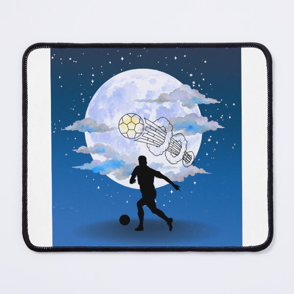 Item preview, Soccer Player Moon Football Futuristic Sports Design designed and sold by PetruArtDesigns.