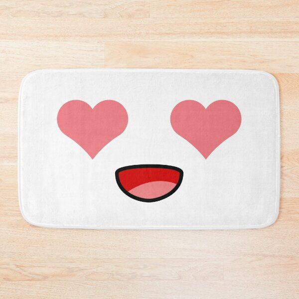 Item preview, Charming kawaii smiling heart eyes face designed and sold by BlushyPrint.