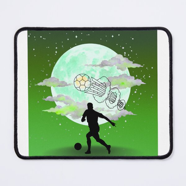 Item preview, Soccer Player Moon Football Futuristic Sports Design designed and sold by PetruArtDesigns.