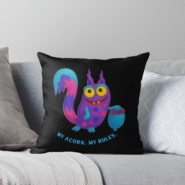Artikelvorschau, My Acorn My Rules - Funny Colorful Squirrel Creature entworfen und verkauft von PatykArt.