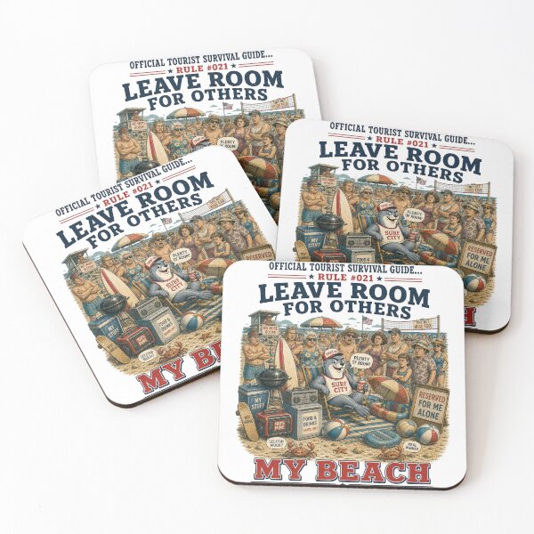 Item preview, Official Tourist Survival Guide - My Beach designed and sold by Pepper's Ink & Stitch.