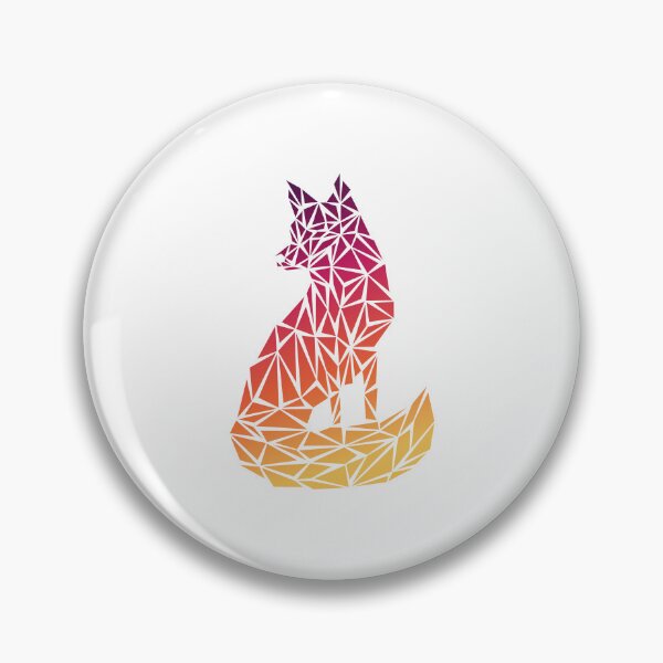 Aperçu de l'œuvre Geometric Fox - Sunset créée et vendue par Espyr.Art.