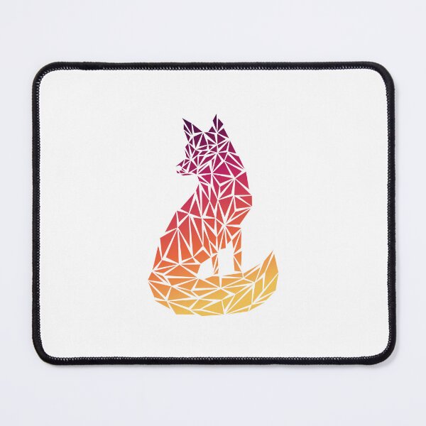 Aperçu de l'œuvre Geometric Fox - Sunset créée et vendue par Espyr.Art.