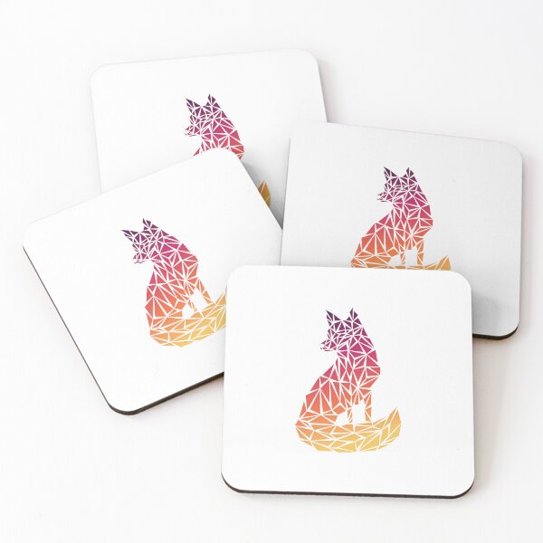 Item preview, Geometric Fox - Sunset designed and sold by Espyr.Art.