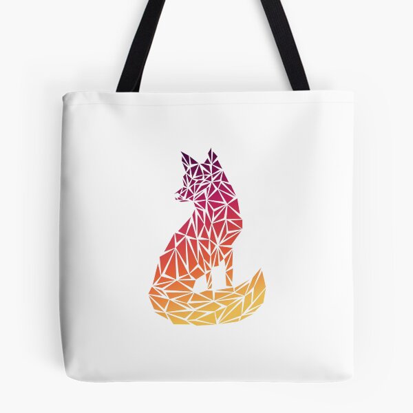 Aperçu de l'œuvre Geometric Fox - Sunset créée et vendue par Espyr.Art.