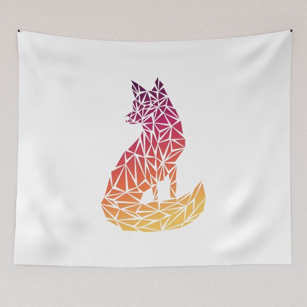 Item preview, Geometric Fox - Sunset designed and sold by Espyr.Art.