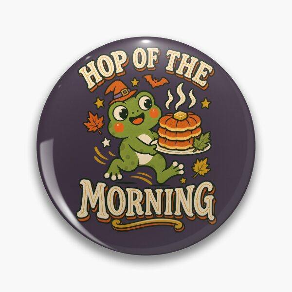 Item preview, Hop of the Morning – Funny Frog Pancake Breakfast designed and sold by  MAD's Recreation Studio.