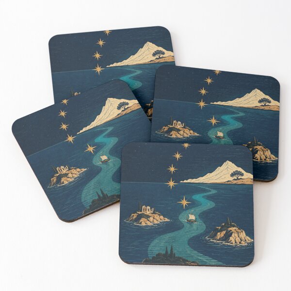 Item preview, Seven Stars Home – Ancient Aegean Navigation Route designed and sold by DreamPixAtelier.