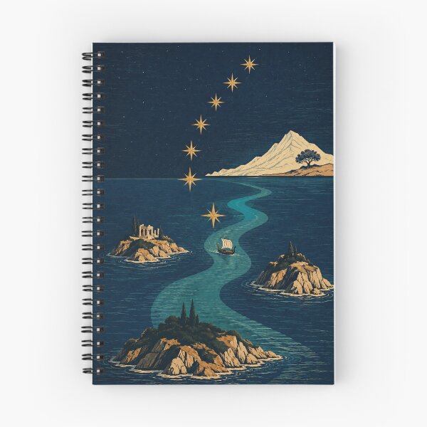 Item preview, Seven Stars Home – Ancient Aegean Navigation Route designed and sold by DreamPixAtelier.