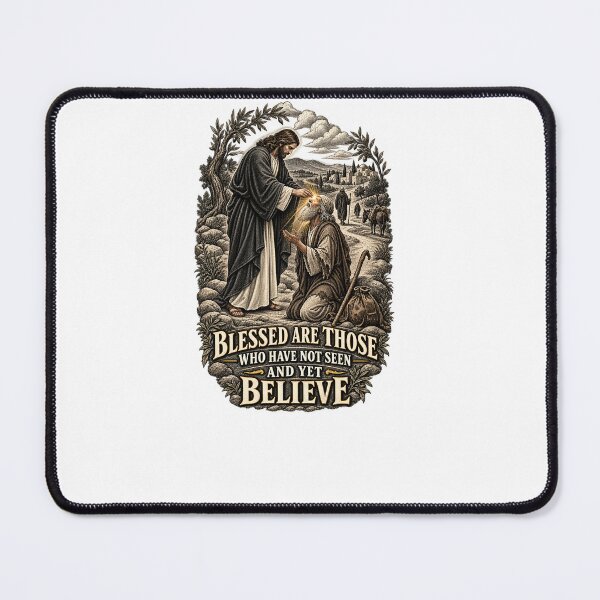 Item preview, Jesus Healing Blind Man Blessed Are Those Who Have Not Seen And Yet Believe designed and sold by Derekquie.