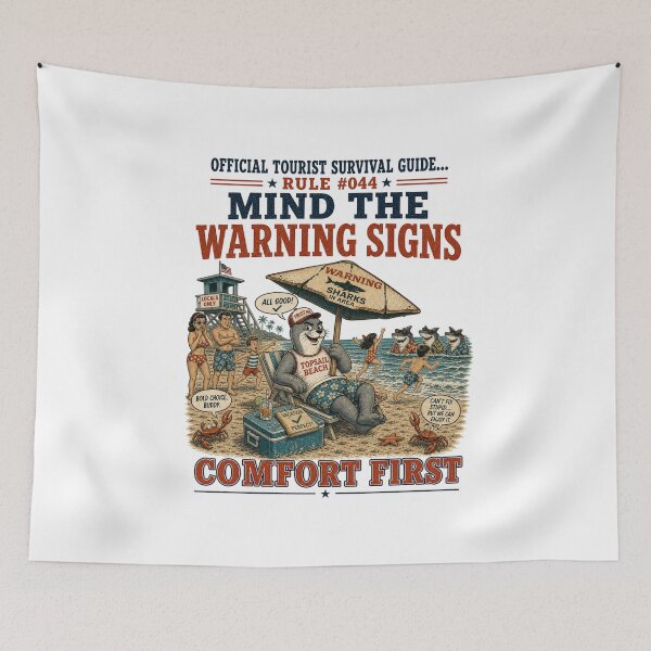 Item preview, Official Tourist Survival Guide - Comfort First designed and sold by Pepper's Ink & Stitch.