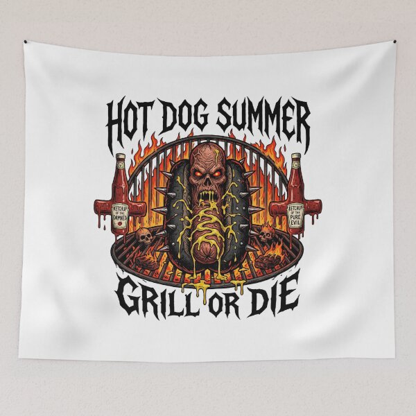Item preview, Hot Dog Summer designed and sold by VYRON STUDIO.