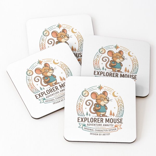 Item preview, Explorer Mouse Adventure Awaits Cute Original Cartoon designed and sold by eihabo.