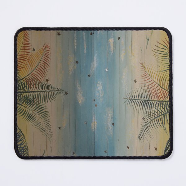 Item preview, Hand Painted Tropical Ceiling Mural with Palm Fronds designed and sold by MiraNadaPrints.