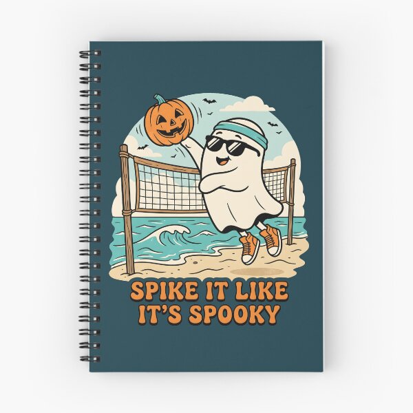 Item preview, "Spike It Like It's Spooky" Ghost Volleyball Halloween Beach Design designed and sold by Sea Gem.