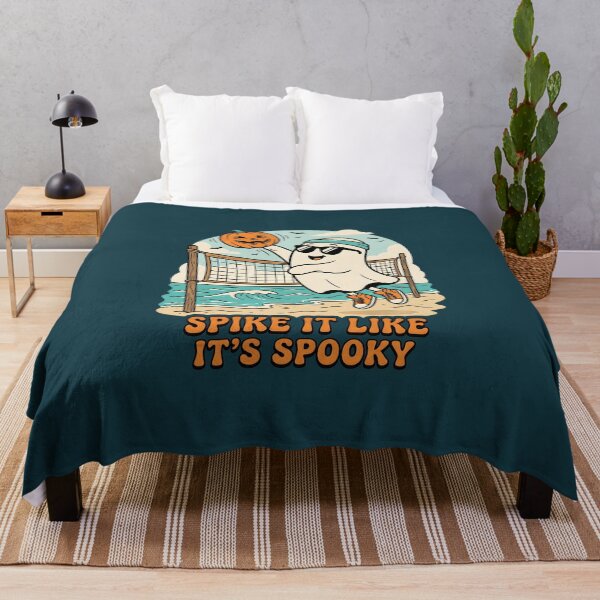 Item preview, "Spike It Like It's Spooky" Ghost Volleyball Halloween Beach Design designed and sold by Sea Gem.